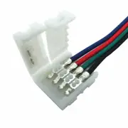 5x10mm RGB End Connecter Clip 4 Pin End Connector Clips for LED Strip lights No Soldering 3528 5050 RGB