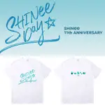 ∣∤∦明星同款★SHINEE DAY出道11周年紀念周邊衣服同款短袖T恤男女打底衫 情侶款短袖T恤 圓領T恤 短袖上衣