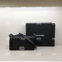 在飛比找Yahoo!奇摩拍賣優惠-30年老店 預購 CHANEL  BOY 25公分 黑色 素