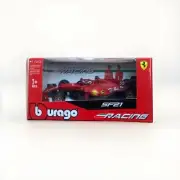 Burago F1 1:43 Scuderia Ferrari F1 Team SF21 Carlos Sainz #55 Formula 1 Racing