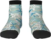 [JBYJBX] Beautiful Starfish Print Adult Socks Womens Mens Workout Thermal Cozy All-Season Gift Holiday Articles Use