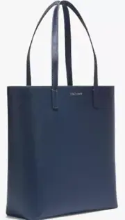 COLE HAAN GO ANYWHERE Blazer Blue Leather Women's Tote Large Brand New