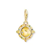 Buy Charm Pendant Vintage Globe Gold Multi Stone by Thomas Sabo online - THOMAS SABO Australia