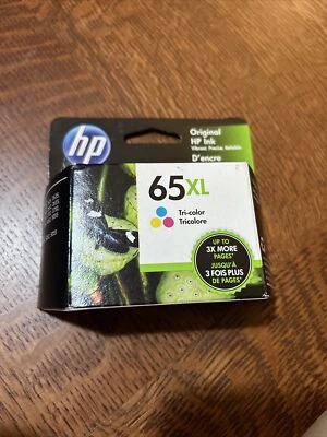 HP 65XL Tri-Color N9K03AN Ink Cartridge EXP 09/2022