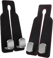 Roczential 2 Pcs Purse Back Doublefor Headrest,Car Seat Back Double Hooks,Car Seat Hooks Car Headrest Hooks,Double Headrest Hooks Purse Holder