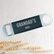 Leatherette Personalised Bottle Opener