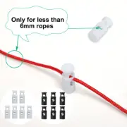 Plastic Cord Locks Stoppers End Spring Toggle Fasteners Sliders Organizers