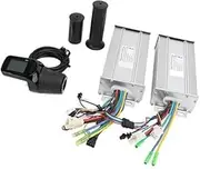 Vuzmode 1000W Electric Bike Dual Drive Motor Controller 886 LCD Display Set Aluminum ABS Waterproof, for Electric Scooters ATVs E-Scooter Brushless Controller