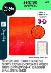 Sizzix 3-D Textured Impressions Embossing Folder Cosmopolitan, Shine Bright by Stacey Park