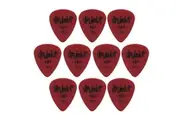 10 x Jim Dunlop Poly Medium Light Gauge Guitar Picks 479RML Plectrums Red