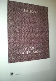 Poster - SOLIDS blame confusion / the band r e