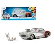 1957 Chevrolet Corvette Gray and Bugs Bunny 1/24 Jada 32390