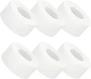 GORGECRAFT 4 Rolls Collar Tape White Cloth Reducer Foam Reducing Sweat Pads Hat Sweatband Sizing Strip Insert Comfortable Liner Invisible Caps Hats Stain Protector Tapes for Caps Hat Shirt Men Women