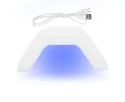 2W Single Finger UV Lamp - Mini Nail Gel Curing Light, White