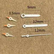 White 12mm Orange Painted Small Second Hands for Miyota JS15 Quartz Watch Moveme
