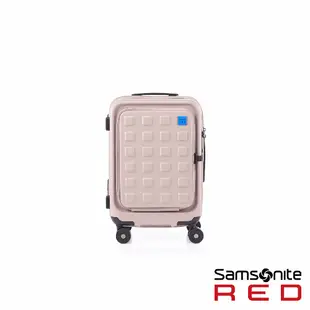 Samsonite RED 新秀麗20/24/28吋行李箱/登機箱TOIIS M前開式可擴充PC防刮防盜拉鍊_白/藍/粉