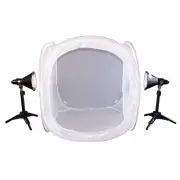 Lumiere L.A. L60229 24 in Photo Cube 4 Color Back Ground 2x 100W 5500K Light Kit
