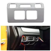 For Subaru WRX STi 2015-2020 Silver Interior Head Light Switch Cover Trim