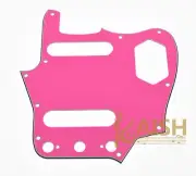 USA Spec Guitar Pickguard Scrach Plate Pink Red 3 Ply for Fender Vintage Jaguar
