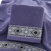 Embroidery Bath Towel Super Soft Adult Water Absorbent Towels for Bathroom 70x140cm Hotel Towel (Color : C, Size : 70x140cm)
