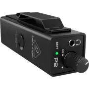Black In Ear Monitor Amplifier with XLR TRS Input 3.5mm Headphone Output