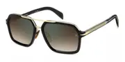 David Beckham DB 7128/S 2M2/QY Men's Sunglasses Black Size 58