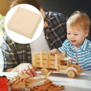 5 Pcs Crafting Material Plywood Sheets Veneer Pieces Plank Diy Boards