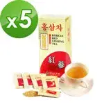 在飛比找遠傳friDay購物優惠-金蔘-6年根韓國高麗紅蔘茶(30包/盒)共5盒