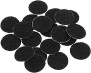 STOBAZA 20pcs Round Hook and Loop Double Sided Sticky Tape Self Adhesive Sticky Strips Hook Loop Fasteners for Home Office