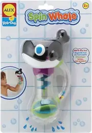 Alex Toys Rub a Dub Spin Whale Bath Toy (Multicolor)