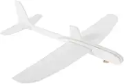 WEKAMOS Airplane Glider Plane Unfinished Paintable Plane Model Outdoor Flying DIY Paint White Airplane Glider Epp White