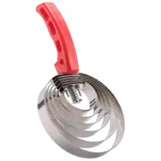 Cow Scratching Hair Artifact Cattle and Sheep Horse Livestock Itching Brush Hair Shedding Comb Horse Stainless Steel silver red