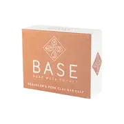 Base (Soap With Impact) Soap Bar Geranium & Pink Clay (Boxed) 120g