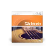 D'Addario 10-47 Extra Light Accoustic Guitar Strings - 3-Pack