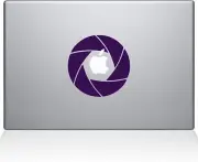 The Decal Guru 2056-MAC-15X-LAV Camera Shutter Decal Vinyl Sticker, Lavender