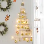 小樹裝飾 木製聖誕樹 聖誕木條聖誕樹裝飾 自行裝飾聖誕樹 裝飾木條