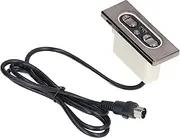 Power Recliner Remote Stylish Controller with USB Charging Port, Easy Installation for Push Rod Motor Lift Switch, Suitable for Recliner Systems, ABS Plating Material, #411