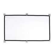 2X(150 Inch Portable Projector Screen 16:9 Simple Projector Curtain High6906