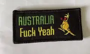 Quality Heat Sealed Embroidered Patch - Australia Fu#k Yeah