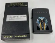 ZIPPO 1994 STARGATE THE MOVIE RA MASK BLACK MATTE LIGHTER UNFIRED IN BOX Q367