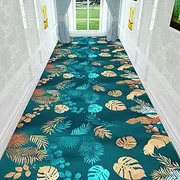 Runner Rugs,Carpet Runner for Hallway Kitchen Hall Stairs Narrow Runner Rug with Non Slip Backing Kitchen Hall Stairs Narrow Runner Rug Heavy Duty Long Hallway Carpet Runner Machine