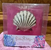 NEW Lilly Pulitzer Gold Scallop Shell Bottle Opener - for Pool, lake, cooler!