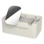 Joseph Joseph Viva Large Cosmetic Organizer with Removable Mirror, Shell