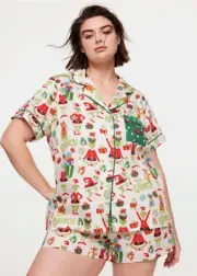 Peter Alexander Plus The Grinch Shortie Pj Set Women’s Size 2+ ( 20-22) BNWT