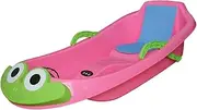 Hellery Durable Toboggan Sleigh for Sand and Snow, Sledge for Skiing Fun