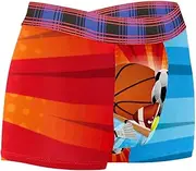 [VBFOFBV] Men's Boxer Briefs Stretch Underwear Trunks Comfort Soft, Sports Soccer Baseball Basketball Tennis