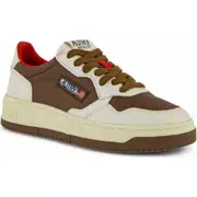 AUTRY Medalist Low Sneaker in Dollar/Leather Brown at Nordstrom, Size 10Us