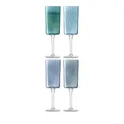Lsa Gems Champagne Flute, Set of 4