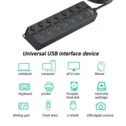 Efficient USB2.0 Hub Multiports with 7/4 Port Quick Setups for PC Accessories