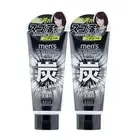 Kose Sekkisei Men's Black Charcoal Refreshing Oil-Control Facial Wash 130g 2pack